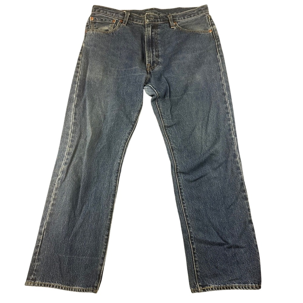 Levi's Premium Jeans Men 33x30 Blue 551 Z Straight Cotton Hemp Denim Workwear